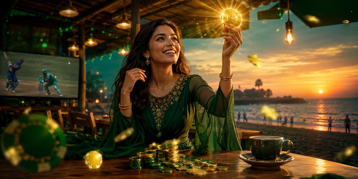 চট্টগ্রাম সমুদ্র সৈকতে ক্রিকেট বেটিং উপভোগ করছেন একজন দর্শক
