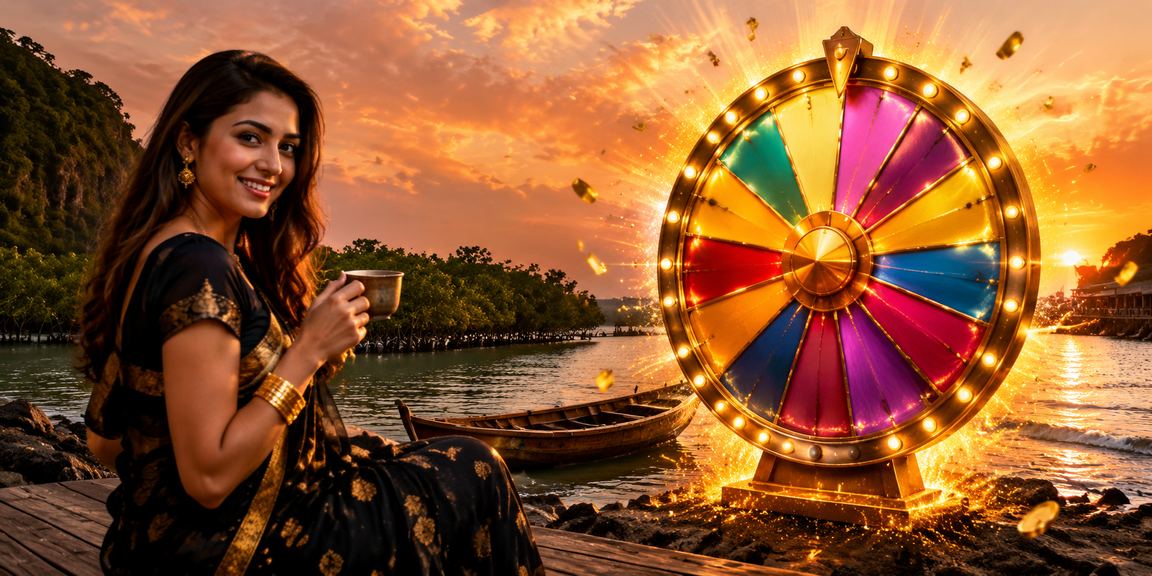 চট্টগ্রামের সমুদ্র সৈকতে লাকি ড্র গেম উপভোগ