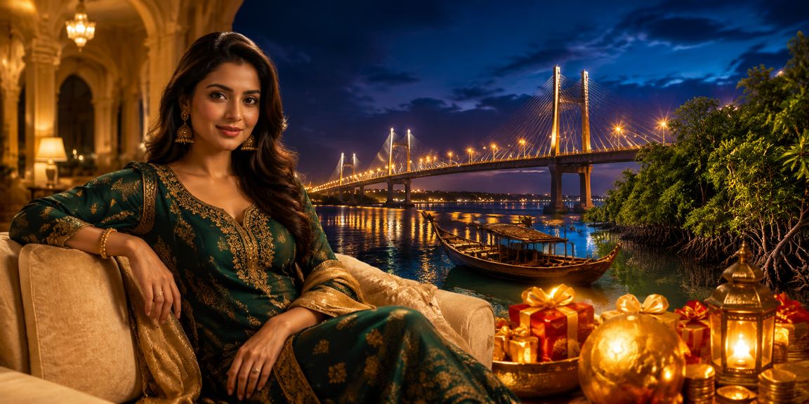 সুন্দরবনের পটভূমিতে ঈদ উৎসবে টস প্রেডিকশন গেম উপভোগ